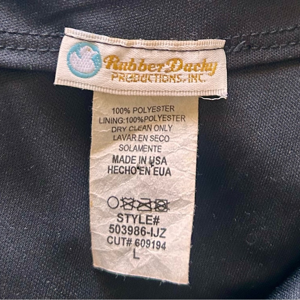 Rubber Ducky Productions, Inc. Black lace Garment Size L - Picture 4 of 5